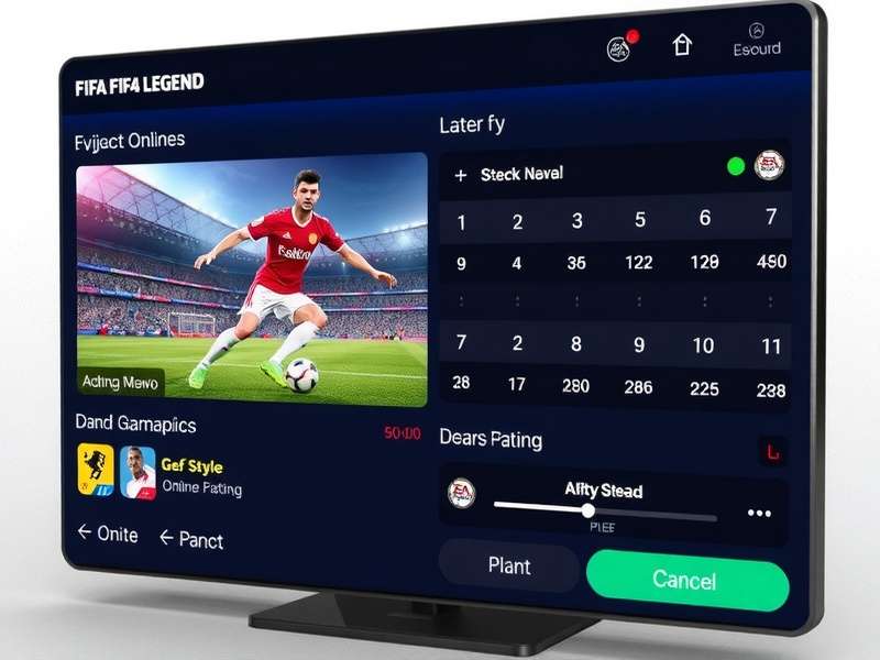 FIFA Online 4 Legend Advanced Gameplay Graphics FIFA Online 4 Legend gameplay screenshot showing advanced graphics