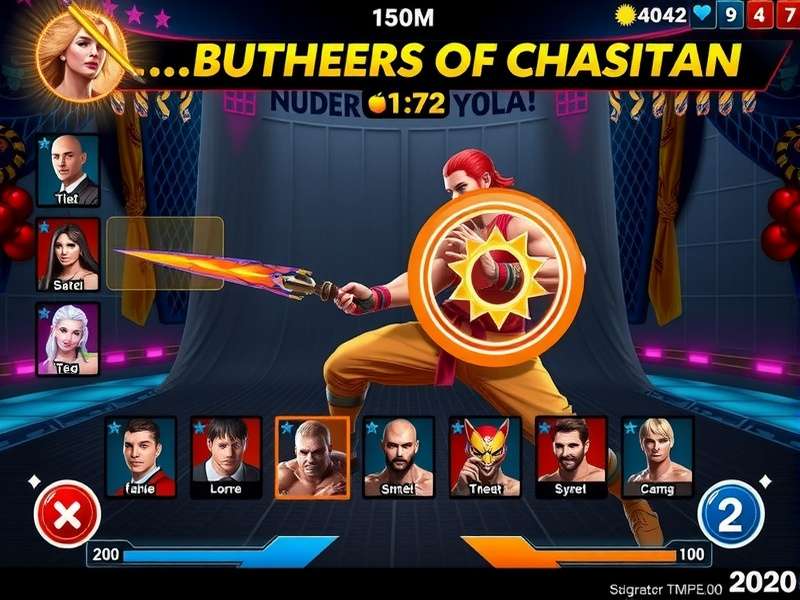 Competitive Nutmeg Elite Combatant tournament match in progress