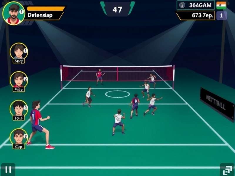 Volley Legends India defensive formation diagram
