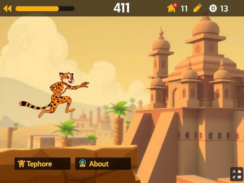Jumping Cheetah Prodigy character selection screen