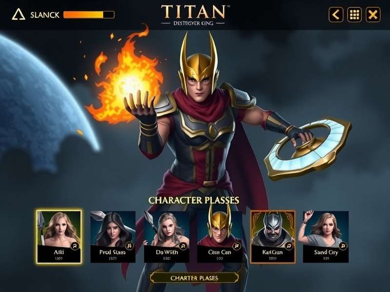 Character Classes in Titan Destroyer King Titan Destroyer King character classes