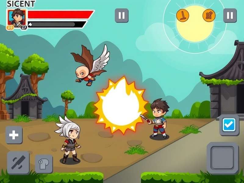 Pixel Warriors Republic Day gameplay screenshot showing character battles
