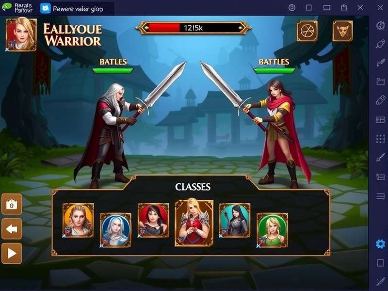 Royals Valor Warrior Character Classes Royals Valor Warrior character classes lineup