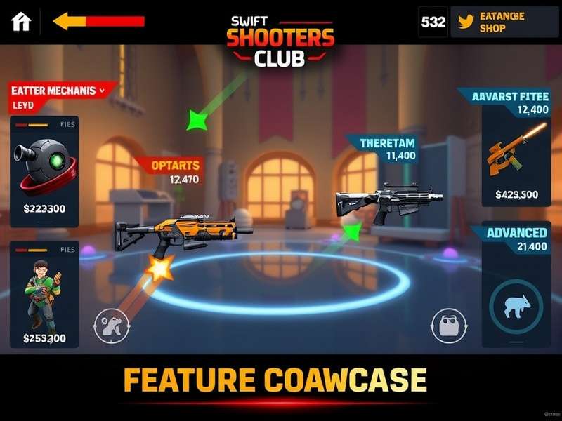 Swift Shooters Club Advanced Gameplay Swift Shooters Club gameplay screenshot showing advanced combat mechanics