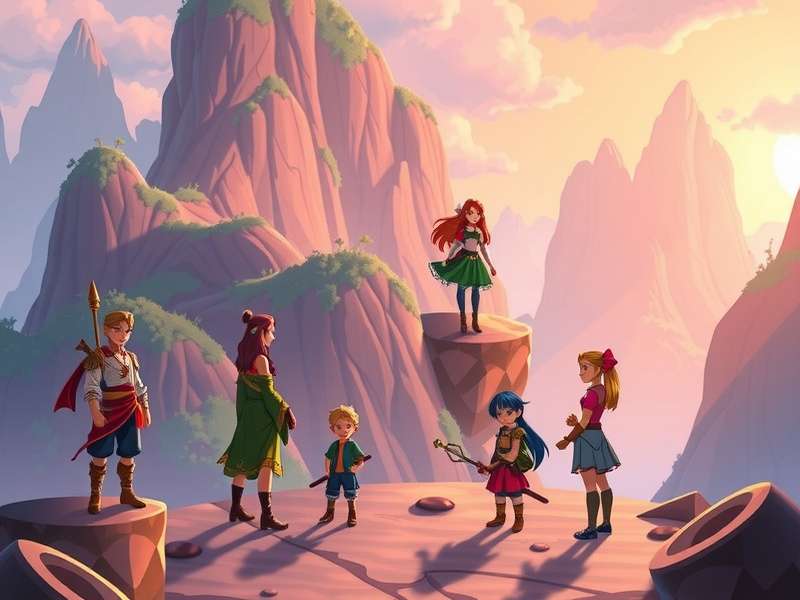 Anise Journey S Peak - Mystical Gameplay Environment Anise Journey S Peak gameplay screenshot showing mystical landscapes