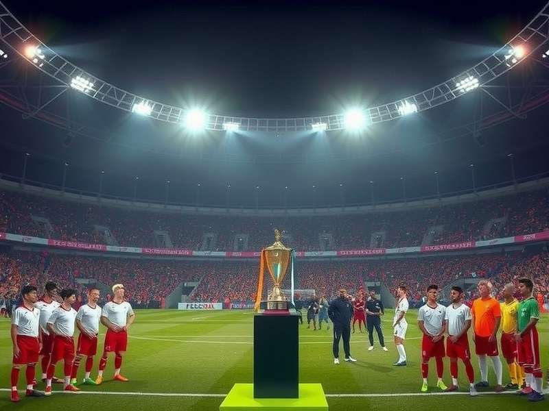 Electric atmosphere at Indian Football Frenzy Cup match Indian Football Frenzy Cup stadium with enthusiastic fans