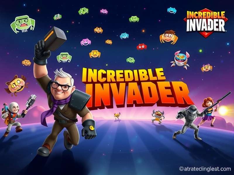 Incredible Invader - Main Game Visual Incredible Invader Game Cover Art