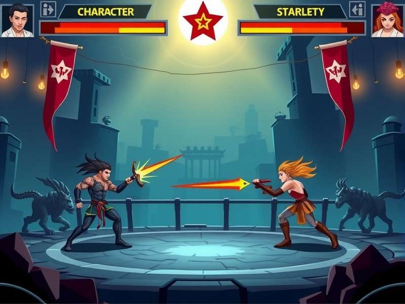 Star Anise Strikers Feud gameplay screenshot showing character battles
