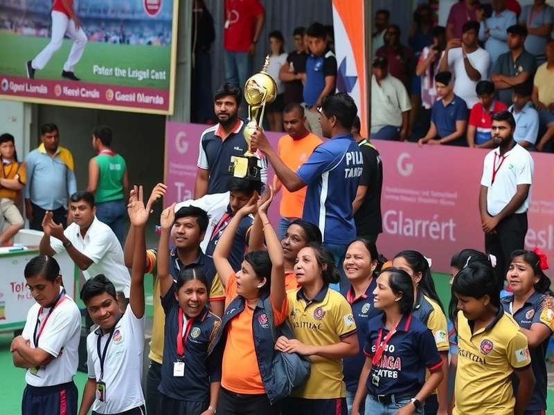 KCL Championship Award Ceremony with Winning Team Koramangala Champion League award ceremony with winning team celebration