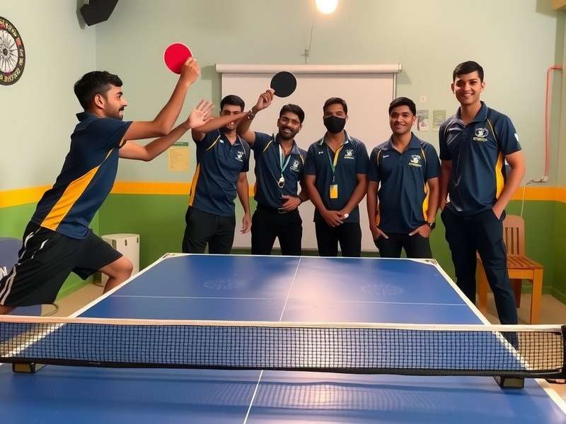 Historical table tennis equipment in India