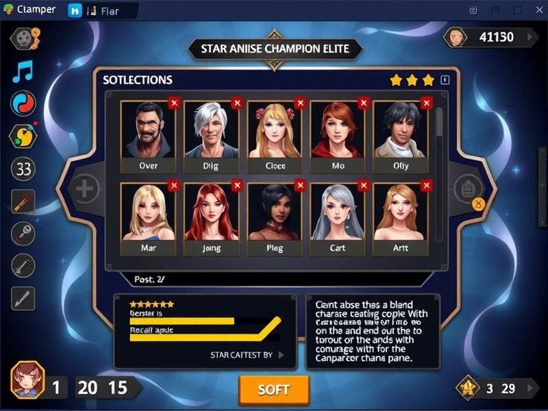 Star Anise Champion Elite Character Roster Star Anise Champion Elite character roster display