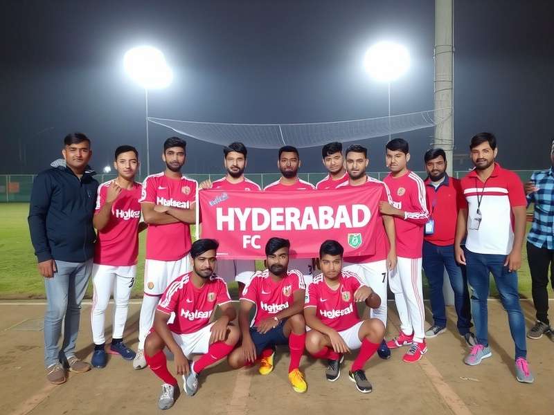 Hyderabad FC Maverick team celebration