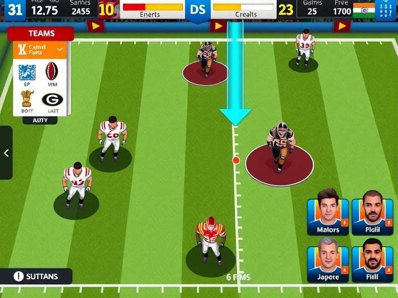 Extensive customization options in India NFL Glory India NFL Glory team customization interface
