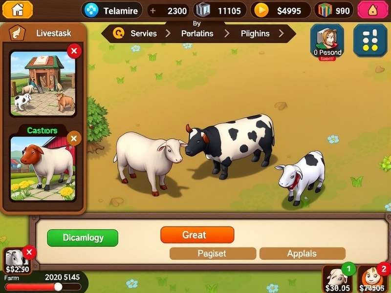 Harvest Festival Legends Farm Management Harvest Festival Legends gameplay screenshot showing farm management
