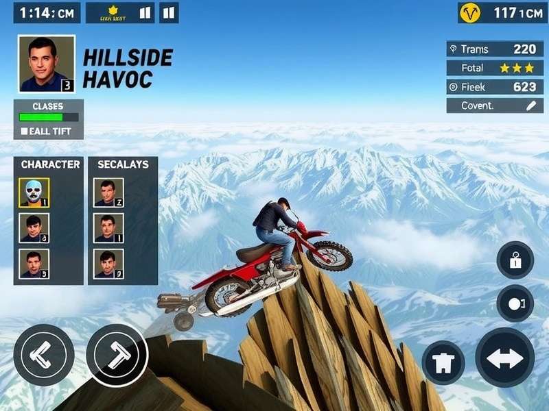 Hillside Havoc character customization options