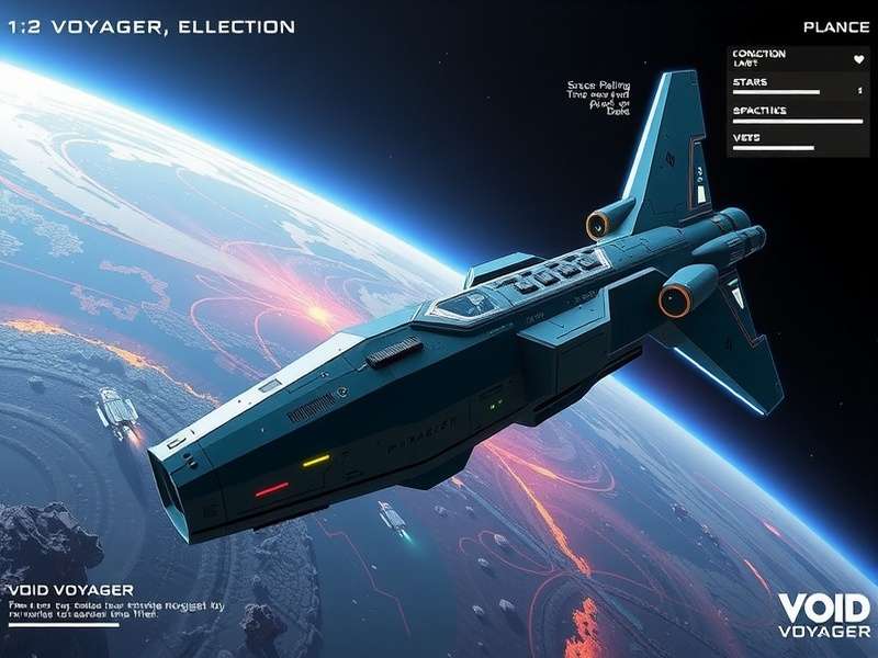 Void Voyager Spaceship Customization Void Voyager spaceship customization interface