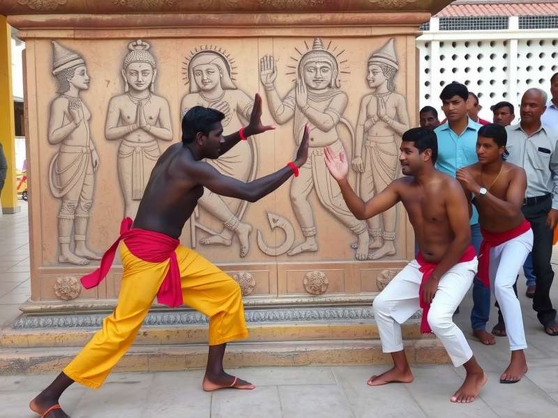 Bengal Ring Fighter demonstrating traditional stances and techniques
