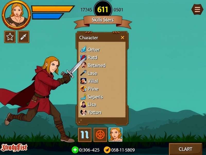 Steady Fist Pillage Hero character skill tree interface