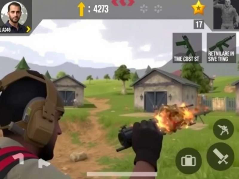 COD Mobile India Warzone gameplay screenshot showing battle royale action
