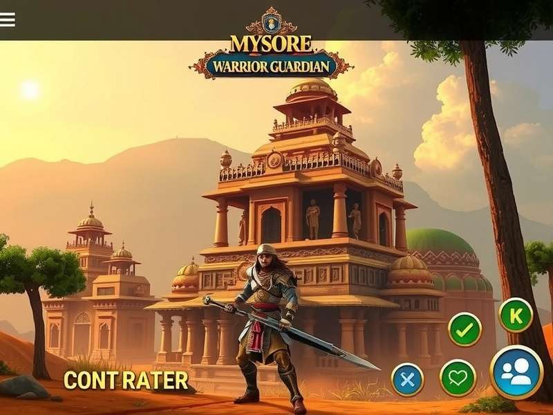 Mysore Warrior Guardian character customization screen